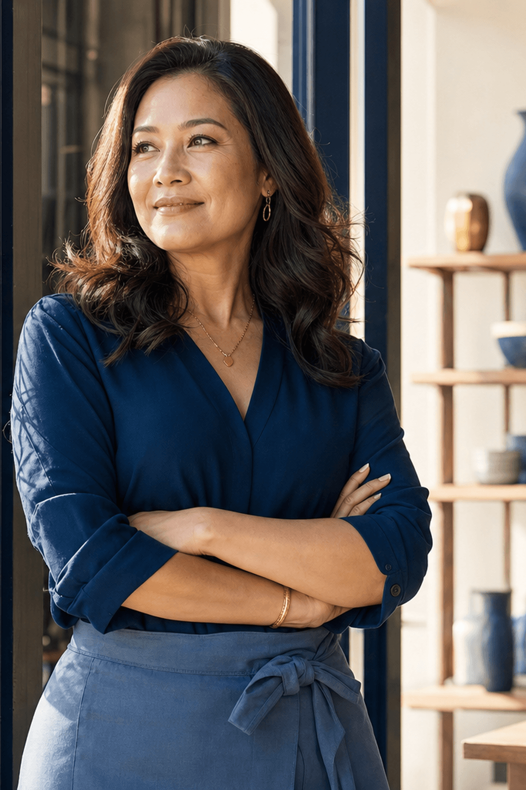 A Vietnamese-American small-business owner in Orange County
